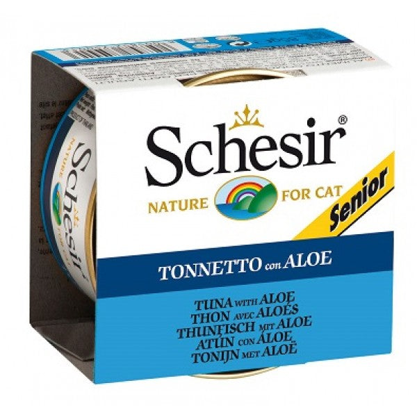 Schesir Cat Conservă cu Ton şi Aloe 85g Schesir Cat Conservă cu Ton şi Aloe 85g
