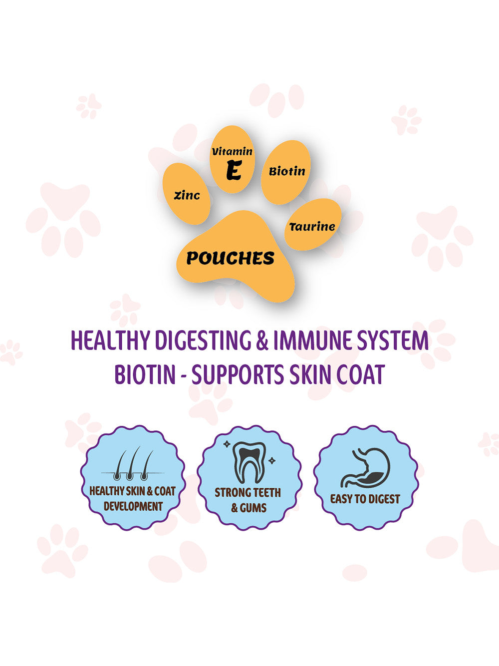 Hrană umedă pentru pisici cu inimă Mhauw, 80gr