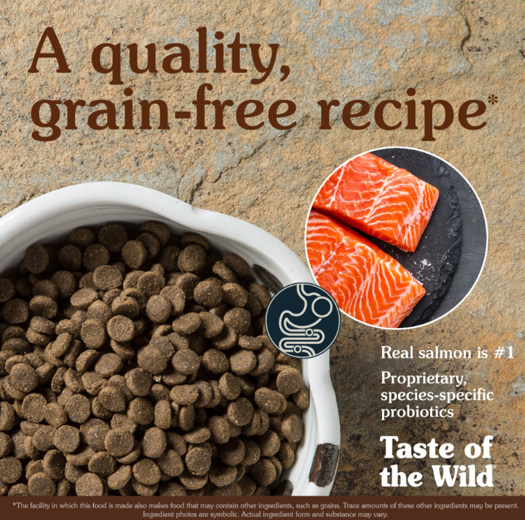 Taste of the Wild Pacific Stream – Hrană uscată pentru câini cu Somon 2 Kg Taste of the Wild Pacific Stream – Hrană uscată pentru câini cu Somon 2 Kg