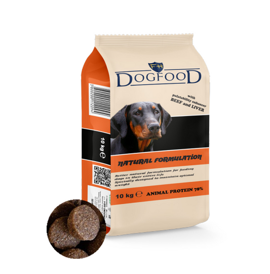 Ljubimetz Dog Vită și Ficat 10Kg – Hrană completă și echilibrată pentru câini adulți