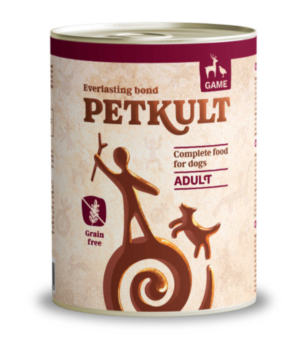 Hrana umeda pentru caini Petkult Adult cu vanat 800 g