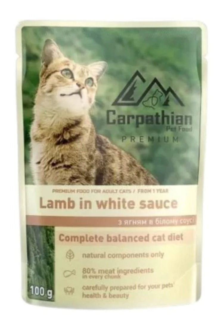 CARPATHIAN CAT PLIC MIEL IN SOS ALB 100G