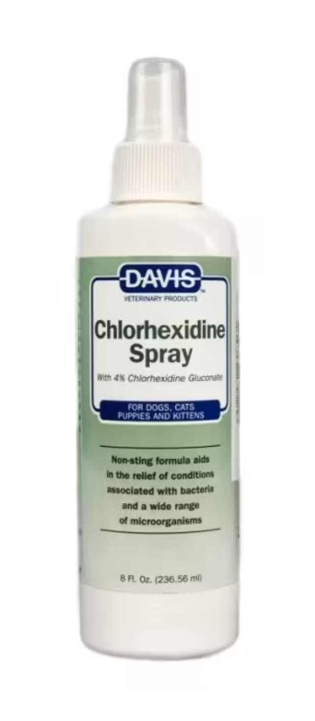 SPRAY CHLORHEXIDINE PENTRU CAINI SI PISICI 4% 236 ML SPRAY CHLORHEXIDINE PENTRU CAINI SI PISICI 4% 236 ML
