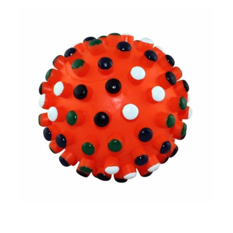 DOG TOYS Minge cu puncte mari 6.5 cm DOG TOYS Minge cu puncte mari 6.5 cm