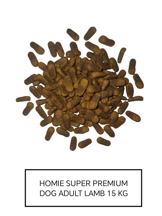 Homie Super Premium, Hrana uscata pentru caini, cu Miel, 15 Kg