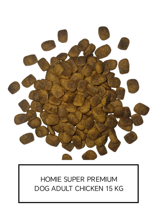 Homie Super Premium, Hrana uscata pentru caini, cu Pui, 15 Kg