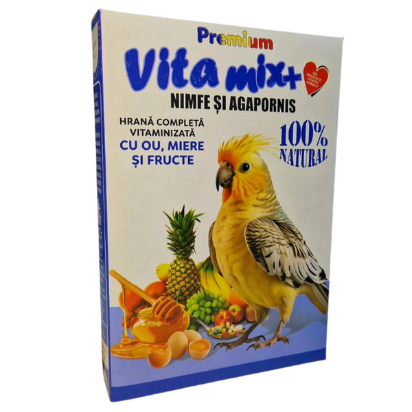 VITAMIX+ HRANA VITAMINIZATA PENTRU NIMFE SI AGAPORNIS 400G