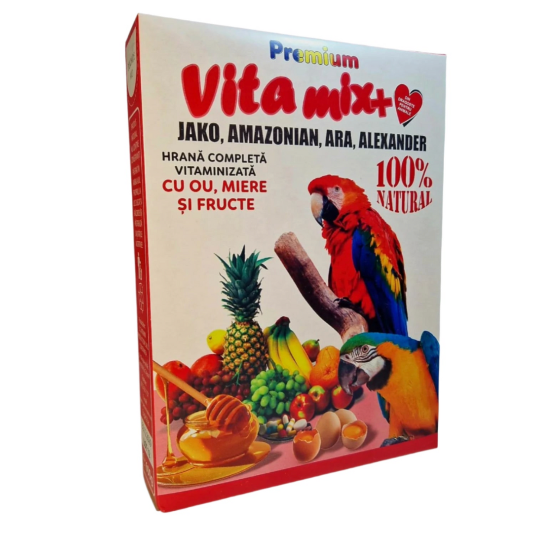 VITAMIX+ HRANA VITAMINIZATA PENTRU JAKO, AMAZONIAN, ARA, ALEXANDER 600G