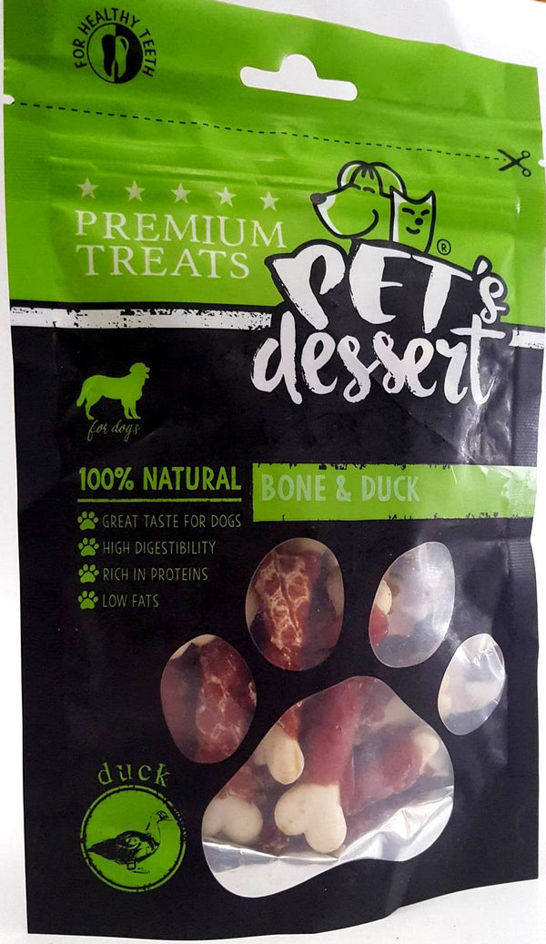 Pet’s Dessert Bone&Duck 80g