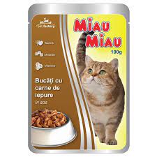 MIAU MIAU IEPURE PLIC 100g