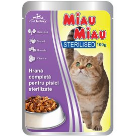 Miau Miau Plic Vită în Sos 100g