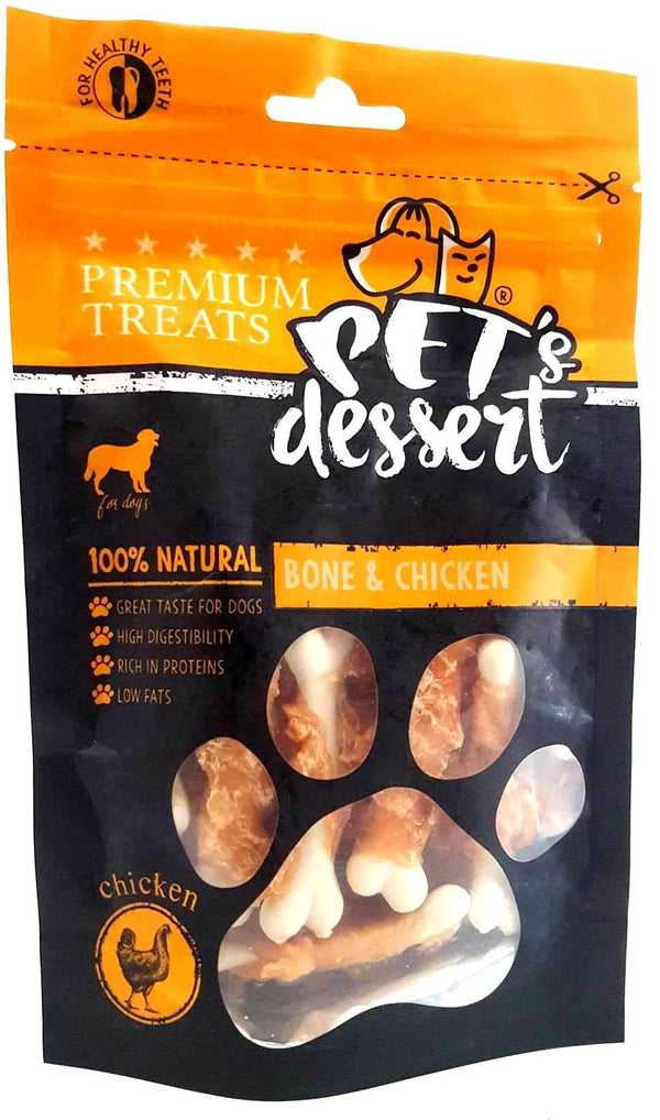 Pet’s Dessert Bone & Chicken 80g
