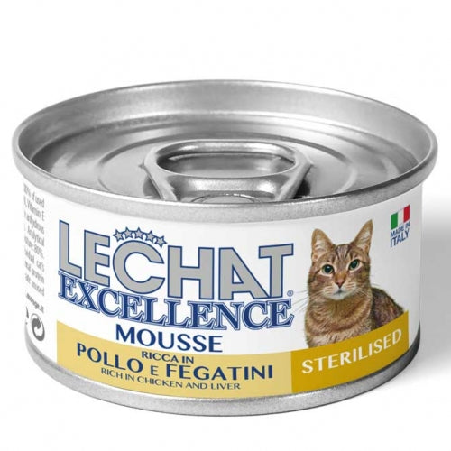 LECHAT MOUSSE STERIL PUI/FICAT85g
