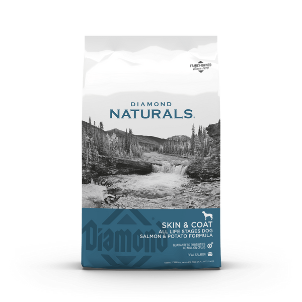 Diamond Naturals Skin & Coat 15kg Hrană Uscată pentru Câini cu Somon