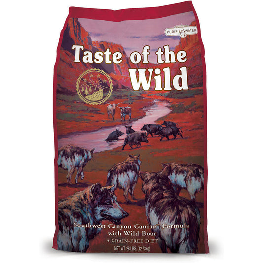 Taste of the Wild Southwest Canyon Canine Formula – Cu carne de Mistreț Sălbatic 12,2 Kg