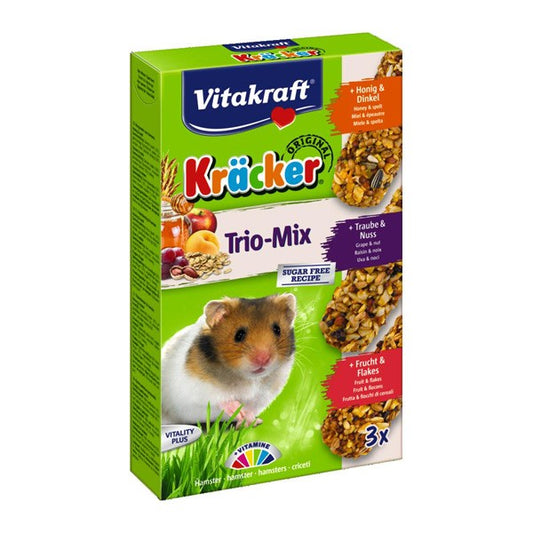 Vitakraft Baton Pig Trio miere nuci fructe 168gr