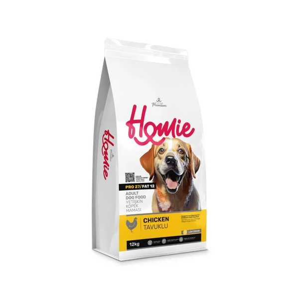 Homie Super Premium, Hrana uscata pentru caini adulti, Cu continut redus de cereale, Pui, 12 kg