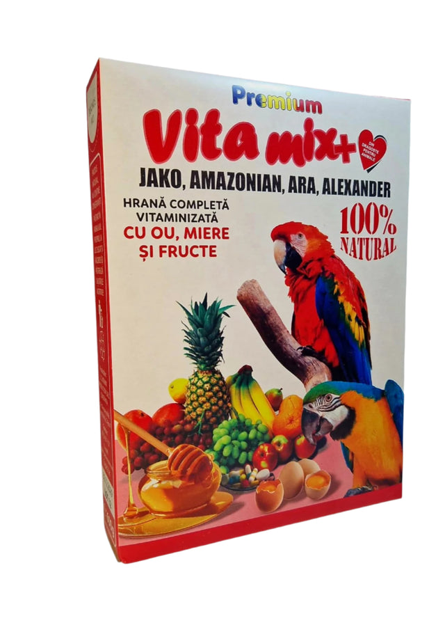 VITAMIX+ HRANA VITAMINIZATA PENTRU JAKO, AMAZONIAN, ARA, ALEXANDER 600G