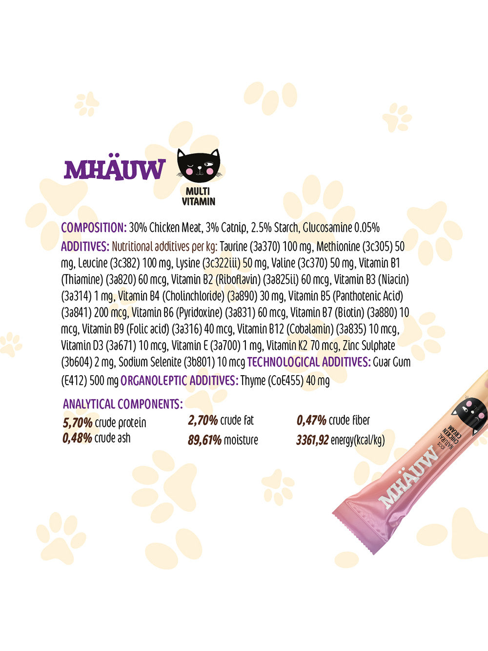 MHAUW STICK MIX 100BUCx15GR