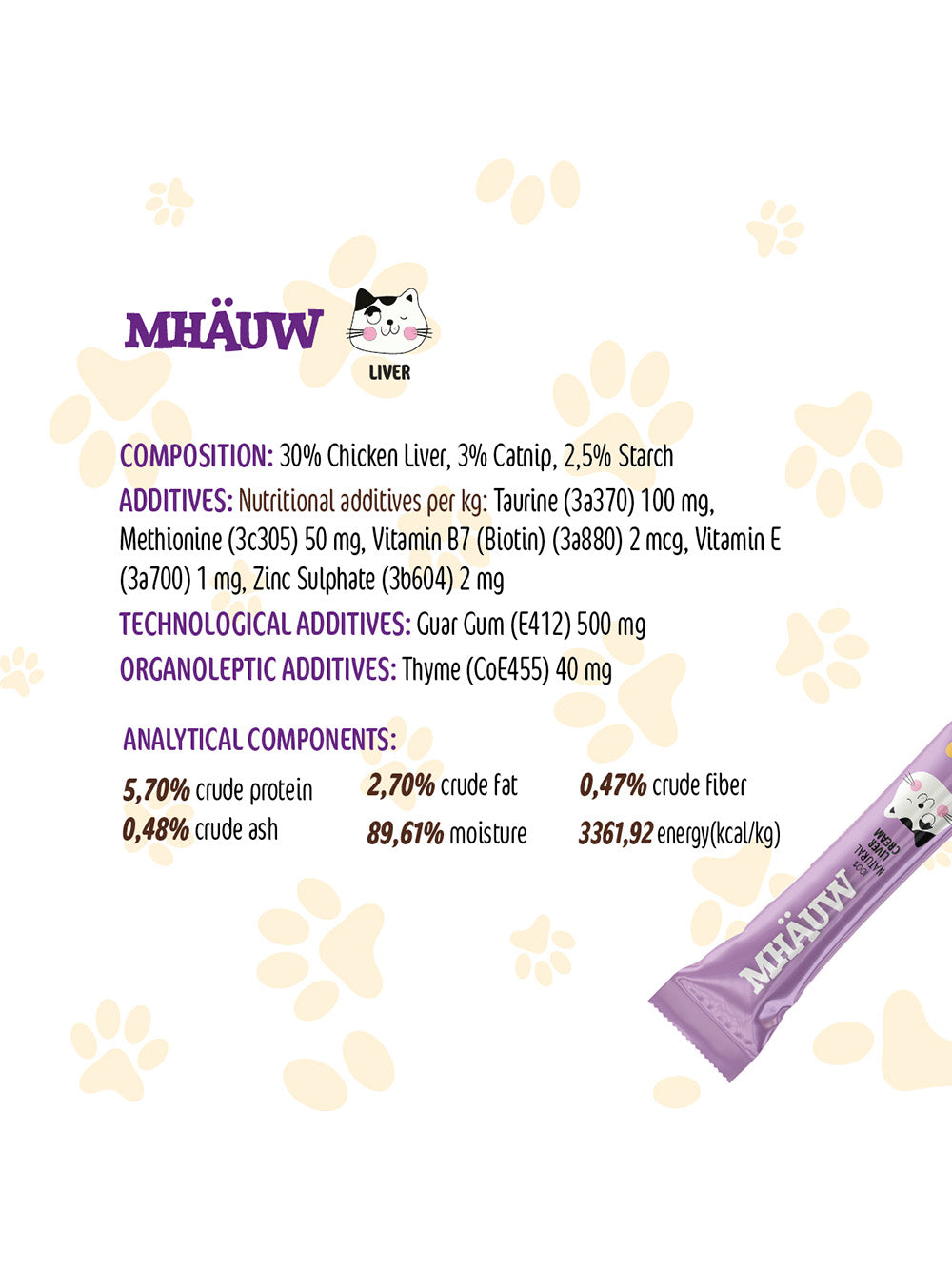 MHAUW STICK LIVER 4BUCx15GR