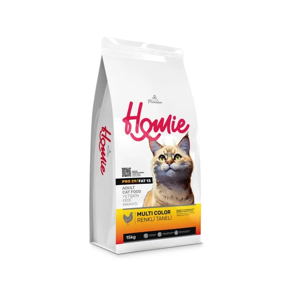 Homie Super Premium, Hrana uscata pentru pisici adulte, Multicolor, 15 kg