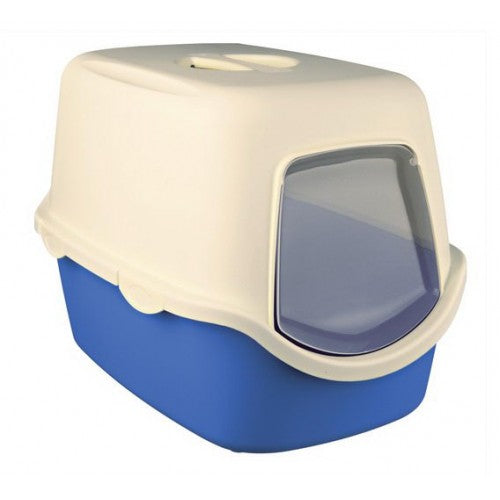 Litieră cu Acoperiş Vico 40x40x56cm turkis/alb