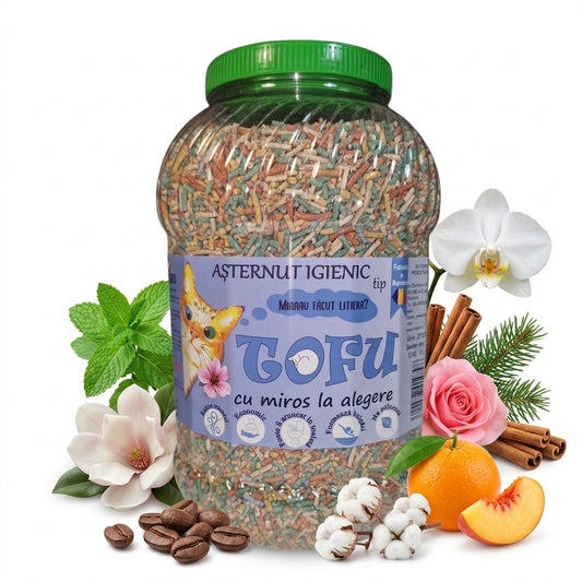 Tofu ecoMiau – Așternut biodegradabil și ecologic pentru pisici, 8 Litri