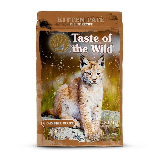 Taste of the Wild Cat Pouch Kitten cu Pui Pate 85 Gr