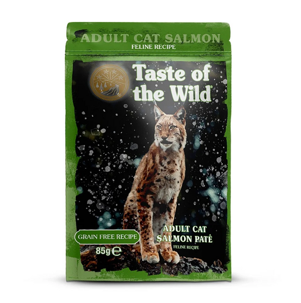 Taste of the Wild Cat Pouch Adult cu Somon Pate 85 Gr