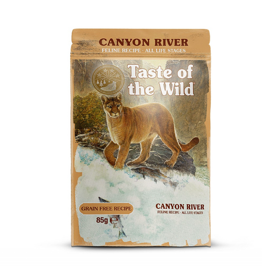 Taste of the Wild Cat Pouch All Life Stages Canyon River cu Pastrav 85 Gr