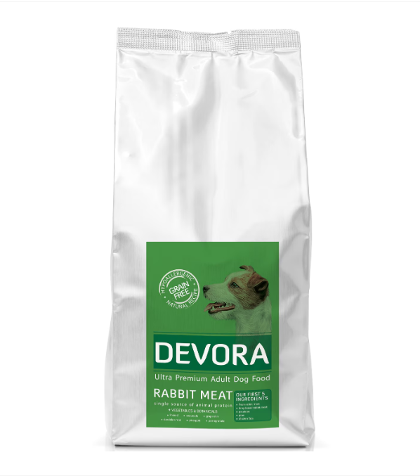 Hrana uscata pentru caini Devora Grain Free, Iepure 7.5 kg