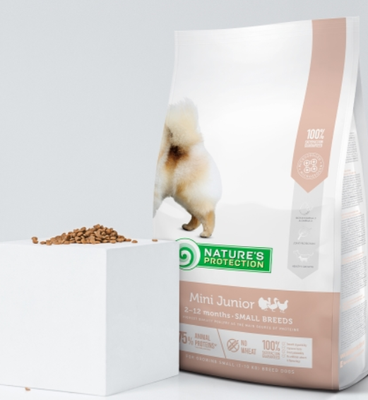 Nature’s Protection Mini Junior cu Pui – 7,5 Kg
