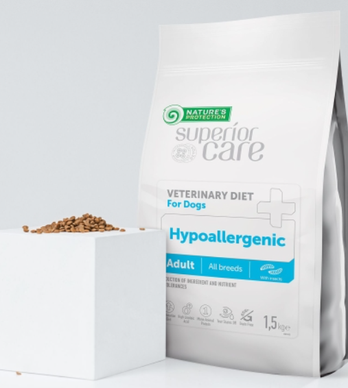 Nature's Protection Superior Care Veterinary Diet Hypoallergenic – Hrană uscată pentru câini 10 kg