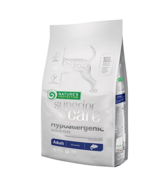 Nature's Protection Superior Care Hipoalergenic Fără Cereale cu Somon  10KG