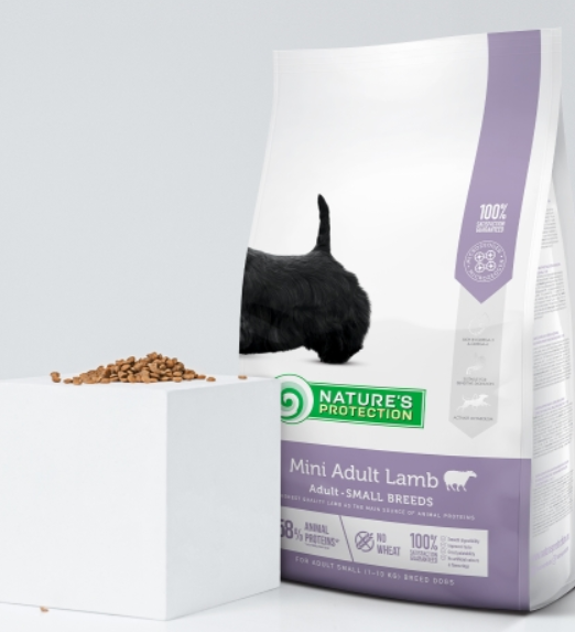 Nature's Protection Mini Adult – Hrană uscată Super Premium pentru câini de talie mică 1.5KG