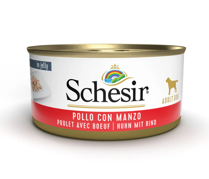 Schesir Dog – Pui & Vită 150g