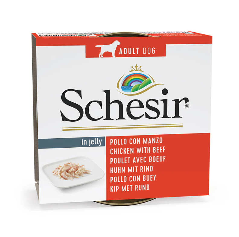 Schesir Dog – Pui & Vită 150g