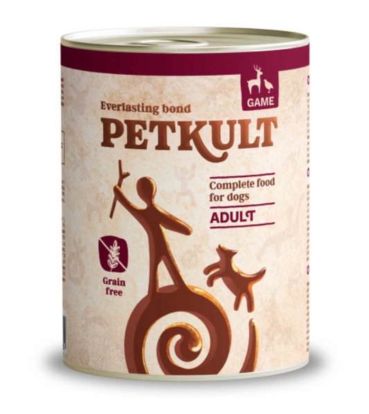 Hrana umeda pentru caini Petkult Adult cu vanat 800 g