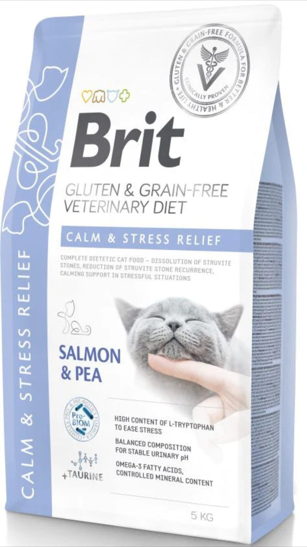 BRIT VD CALM&STRESS PISICI 5KG