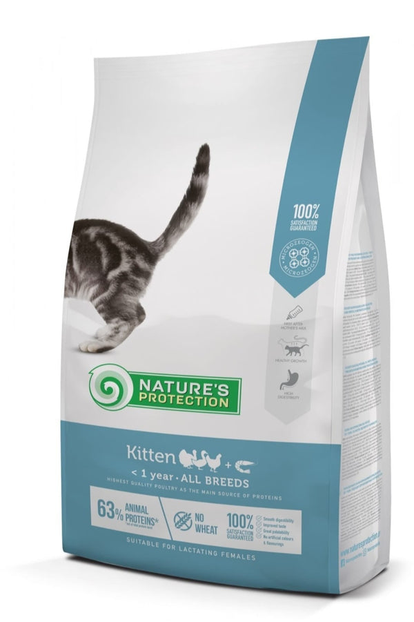 NATURES PROTECTION KITTEN pui& krill 7KG