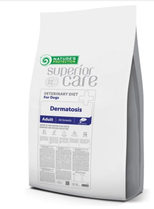 Nature’s Protection Superior Care Veterinary Diet Dermatosis cu Somon 10KG