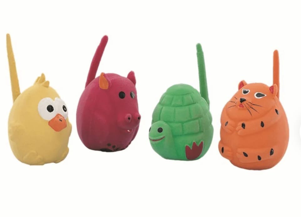 NOBBY JUCARIE PENTRU CAINI ANIMAL LATEX 6CM