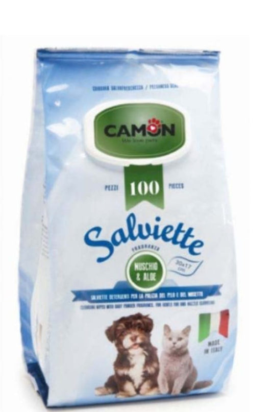 CAMON SERVETELE UMEDE ALOE VERA 100 BUCATI