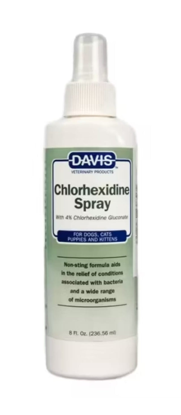 SPRAY CHLORHEXIDINE PENTRU CAINI SI PISICI 4% 236 ML