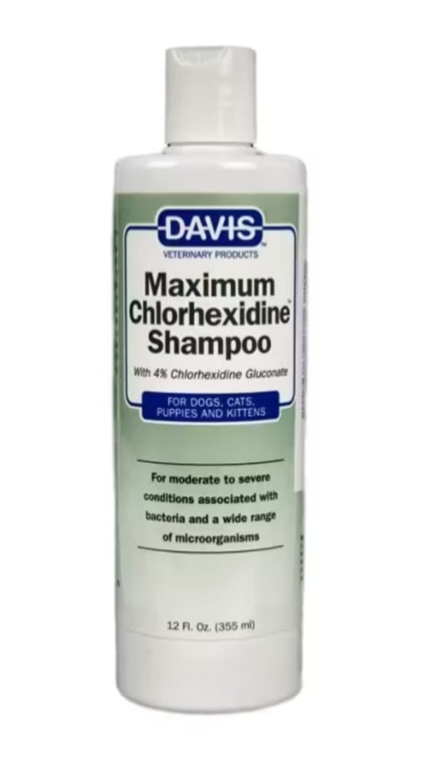 SAMPON CHLORDEXIDINE PENTRU CAINI SI PISICI 4% 355ML