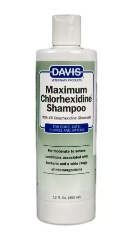 SAMPON CHLORDEXIDINE PENTRU CAINI SI PISICI 4% 355ML