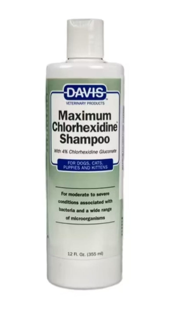 SAMPON CHLORDEXIDINE PENTRU CAINI SI PISICI 4% 355ML