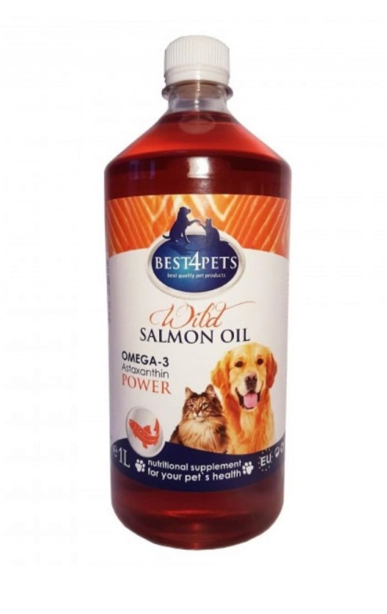 ULEI SOMON SALBATIC PENTRU CAINI SI PISICI 1L BEST4PETS
