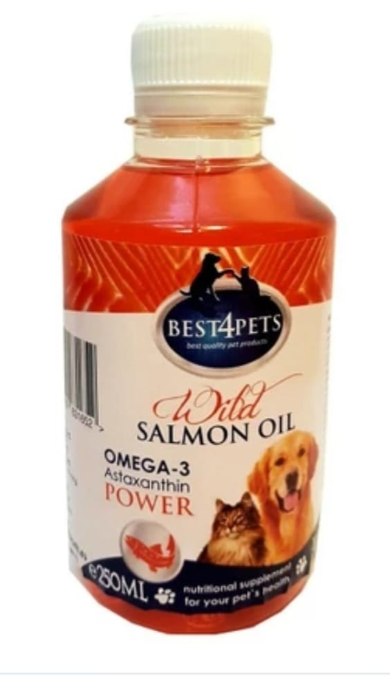 ULEI SOMON SALBATIC PENTRU CAINI SI PISICI 250ML BEST4PETS