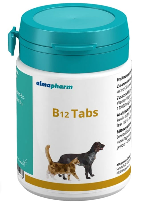 ALMAPHARM VITAMINA B12 CAINI SI PISICI 100 COMPRIMATE